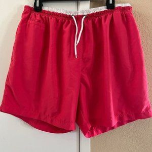 Trunks Surf & Swim Co Mens 2XL Board Shorts Vintage Rose Full Mesh